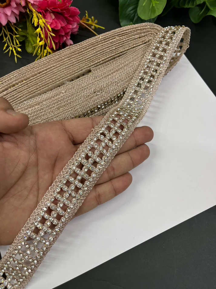 Diamond Work Lace - Rose Gold